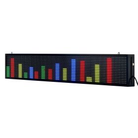 Programmable LED Sign, P10 Full Color Flexible Digital Scrolling Panel, DIY Custom Text Pattern GIF Display Board