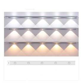 Rechargeable Cat's Eye Hill Corrugated Light Strip (Color: silver, size: 20cm)