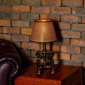 Galaxy Steampunk Handmade Vintage Adjustable Pipe Lamp (Color: bronze)